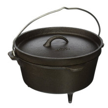 Metal Dutch Oven mit drei Beinen